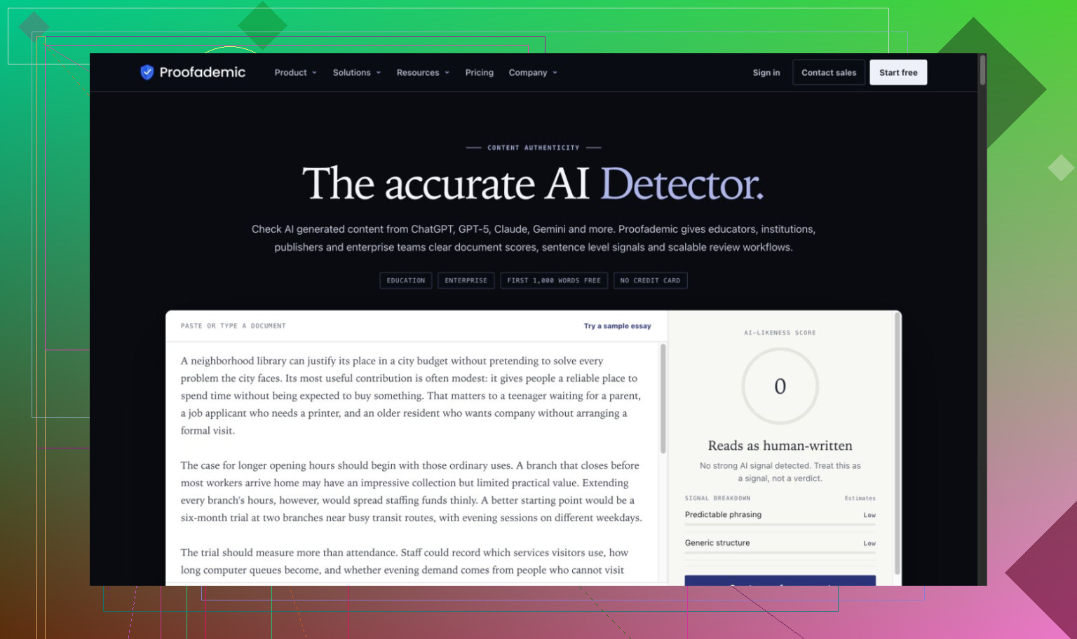 11. Detector de IA de QuillBot