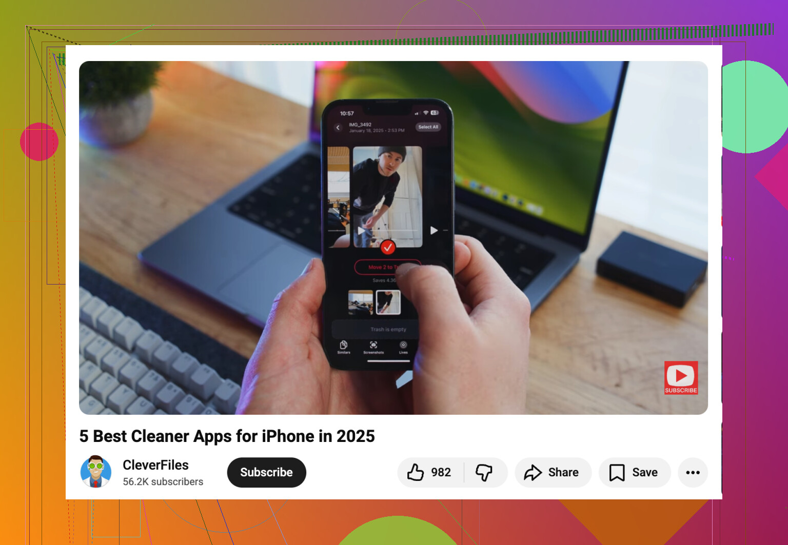 Come posso trovare i video più grandi sul mio iPhone?